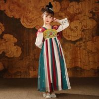 【CW】 Hanfu Girls Children 39;s Chinese Style Ancient Dress Costumes Chinese Traditional Dress Women Chinese Hanfu Dress for Girls