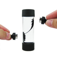 [Original] Ferrofluid Magnetic Fluid LiquidจอแสดงผลตลกFerrofluidของเล่นของเล่นลดควาเครียดDecompressionของเล่นของขวัญ