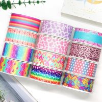 【hot】！ 5 Yards Patterns Printed Grosgrain Bows Decoration Supplies. 63397