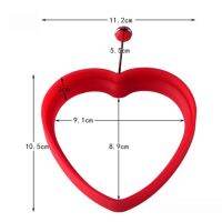 【✱2023 HOT✱】 chaoba7 1ชิ้นซิลิโคนไม่ติดแหวนไข่ทำแม่พิมพ์สำหรับอบแม่พิมพ์ไข่เจียวเครื่องมือทำอาหารกระทะพลิกหม้อหุงข้าวแม่พิมพ์ทอดไข่