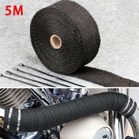 5M Car Motor Heat Shield Wrap Glass Fiber Motorcycle Exhaust Heat Tape Wrap Pipe Wrap Shields Manifold Header