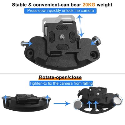 Fast Loading Holster Hanger Quick Strap Waist Belt Buckle Button Mount Clip Plate For Sony/Canon/Nikon DSLR Camera