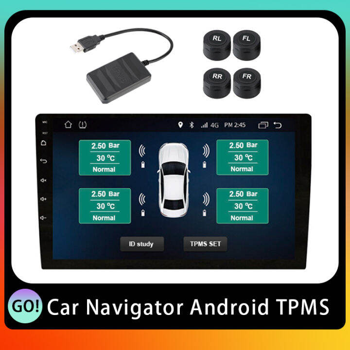 Universal Automobile tire pressure monitoring system Direct connection