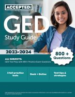 หนังสืออังกฤษใหม่ GED Study Guide 2023-2024 All Subjects: GED Test Prep with 800+ Practice Exam Questions [Paperback]