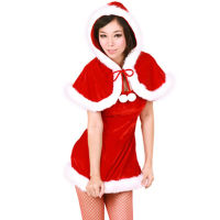 ชุดคริสต์มาสผู้หญิง ชุดซานตาครอสผู้หญิง ชุดซานตี้ Sexy Miss Santa Costume