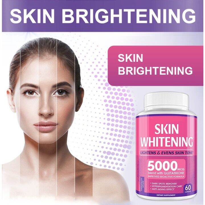 Powerful Glutathione Whitening Pills Lightens Skin Removes Dark Spots