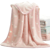 3D GRAIN fluffy Soft Coral fleece Swan Animal Star Furry ผ้าห่มเด็กความร้อนทารกแรกเกิด swaddle Baby Level constraint Quilt