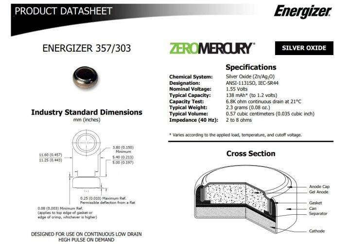 ถ่านกระดุม-energizer-357-303-1-5v-แพค-3-ก้อน-ของแท้