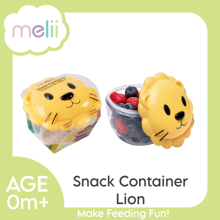 melii Animal Snack Container (Bear)