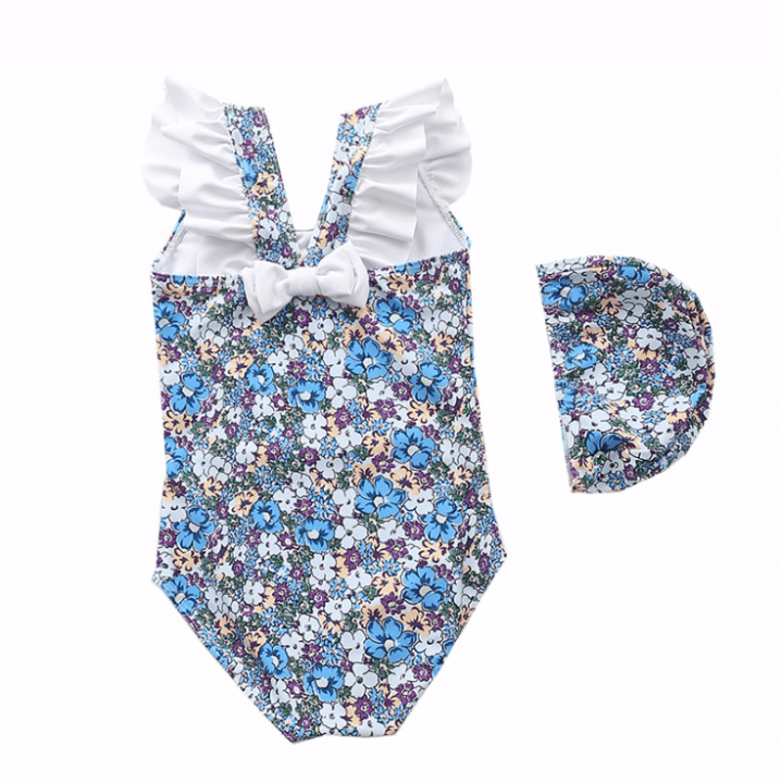 Kaitlyn Swimsuit bathing suit rash guard one piece baby toddler kid