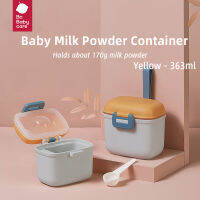 Babycare 1 PC 363ml (170g)/552ml (250g) นมผงกล่องคอนเทนเนอร์ Scoop เครื่องจ่ายนมแบบพกพาทารกกล่องเก็บอาหารแพ็ค