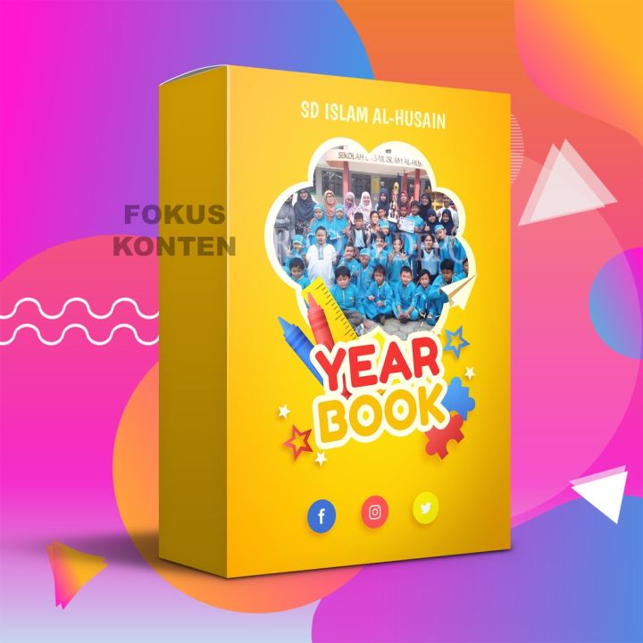 15 Desain Cover Buku Tahunan Exclusive Cdr V24 Lazada Indonesia