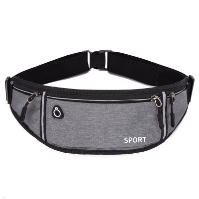 Hot Sale Sport Hip Fanny Packs Outdoor Gym Belt Portable Bag Waist Waterproof Unisex Running Belly Bag With Reflective Tape