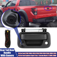 Tail Gate Trunk รถประตู Handle ด้านหลังมุมกว้างกล้อง Fit สำหรับ Ford F150 04-14 F250 F350 F450 F550สำหรับ Explorer Sport Trac