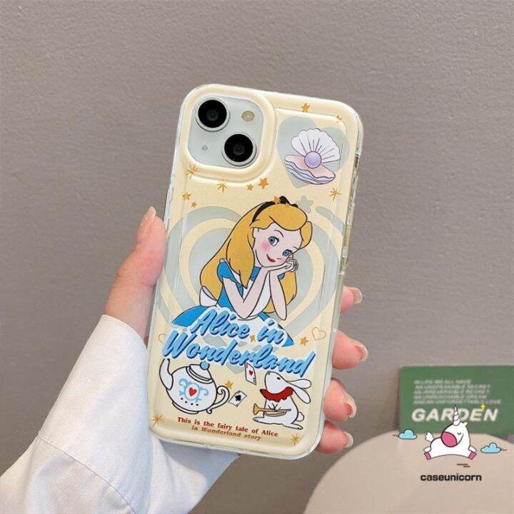 เคสโทรศัพท์มือถือ-tpu-แบบนิ่ม-ลายการ์ตูนเจ้าหญิงดิสนีย์-นางเงือก-กันกระแทก-สําหรับ-iphone-7plus-14-13-12-max-xr-6-6s-x-xs