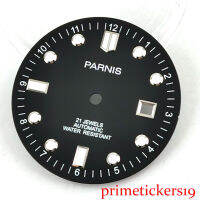 นาฬิกา Parnis 33มม. หน้าปัดสีดำพอดี2836 2824 2813 3804หนา82 sries move