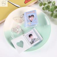 WENQI เคสรูปภาพพีวีซีของขวัญ2นิ้วที่เก็บรูปภาพพวงกุญแจสำหรับใส่บัตรกระเป๋าใส่บัตรการ์ดสต็อกอัลบั้มรูปซองรูปถ่าย2นิ้วพวงกุญแจรูปที่ใส่บัตรและภาพถ่ายอัลบั้มรูป