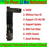 สนับสนุน Ios Updatelet 4G/5G สำหรับ12 Pro Max 12เมนบอร์ดขนาดเล็กปลดล็อคสำหรับ12 Logic Board ฟรี Icloud