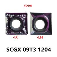 ต้นฉบับ SCGX 09T304 09T308 SCGX09T304-LC SCGX09T308-LH SCGX120408-LC YD101 เม็ดมีดคาร์ไบด์เครื่องมือตัดกลึงสําหรับอลูมิเนียม