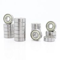 ตลับลูกปืนใส่รอกตกปลา ตลับลูกปืนสแตนเลส สำหรับ Shimano Daiwa bearing stainless steel ขนาด 4x7x2.5 จำนวน 3 ลูก