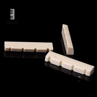 ：《》{“】= Tooyful Hot 5Pcs Plastic 42Mm 4 String Electric Bass Slotted Guitar Bone Nuts Flat Bottom Bridge Nut Replacement Parts For Strat