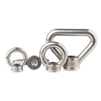 1pcs 304 Stainless Steel Lifting Eye Nut for Cable Rope Marine Ring Eyenut M3 M4 M5 M6 M8 M10 M12 Screw Fasteners Ship Hardware