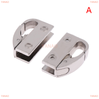 YANAO 2ชิ้นกระเป๋าอุปกรณ์เสริมกระเป๋าถือโลหะหัวเข็มขัดล็อคสำหรับกระเป๋าฮาร์ดแวร์ Crossbody กระเป๋าถือ Crossbody