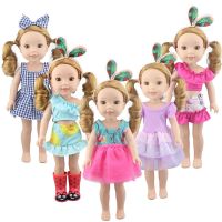 2023 New lovely Dress Fit For American GirlS Doll 14 Inch Doll Clothes   Shoes are not included. Hand Tool Parts Accessories