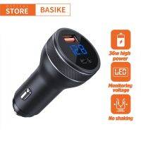 BASIKE ที่ชาร์จในรถ 36W 18W 15W ชาร์จเร็ว Car Charger หัวชาร์จในรถ 5V 3.1A QC 3.0 2ช่อง USB Quick Charge