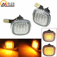 2X แบบไดนามิก LED ด้านข้างไฟเลี้ยวไฟสัญญาณสำหรับ Fabia Octavia Superb Roomster SEAT Cordoba Ibiza AUDI A3 A4 A8