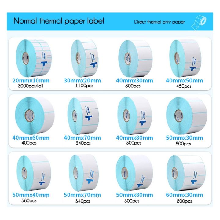 ความกว้าง20-30-40-50มม-สีขาวพิมพ์สติกเกอร์กระดาษความร้อนสำหรับบาร์โค้ด-sku-ป้ายป้ายราคาในสติกเกอร์ม้วนและป้าย