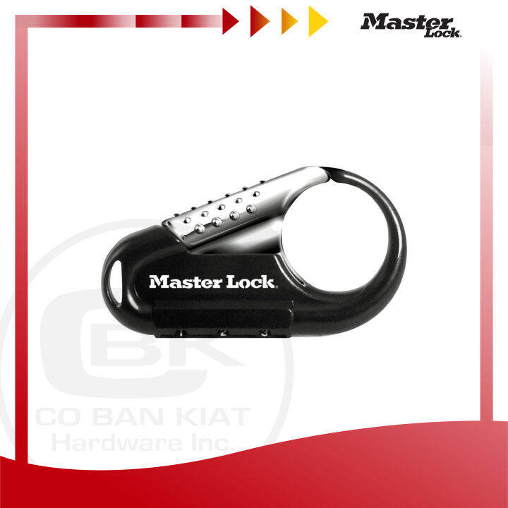 Master Lock 1547DCM Set Your Own Combination Backpack Lock 30mm x 80mm