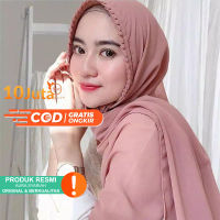 Hijab Pashmina สายรัดจีบ KCB 175X75เพชรม่านยาวผู้หญิง