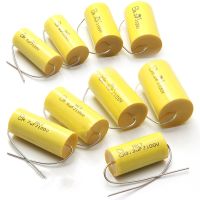 【HOT】 1Pcs Audiophiler Axial MKT 100V 0.68uF-8.2uF HIFI DIY Midrange Treble Capacitor for Speaker Car Horns Divider