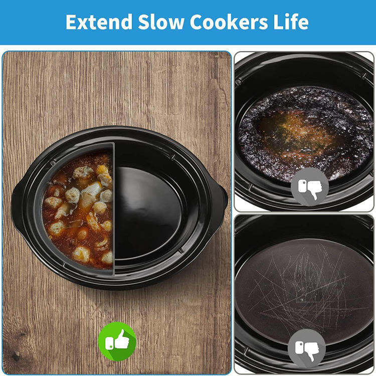 Slow Cooker Divider Reusable Pot Air Fryer Insert Reusable Crock