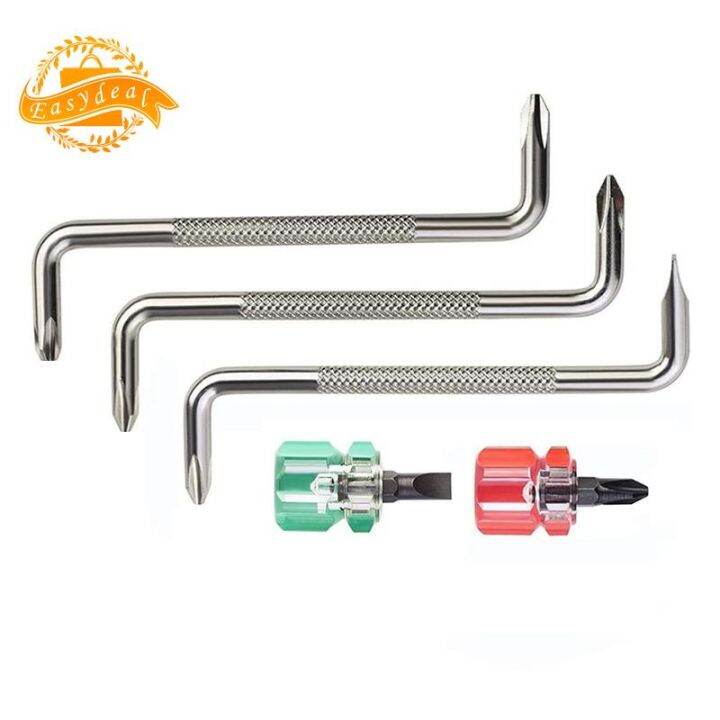 5 in 1 Offset Screwdriver Z Shaped Screwdrivers Slotted