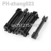 10pcs Horizontal Mounting PCB Circuit Board Slot Guide Rail Holder Bar Black