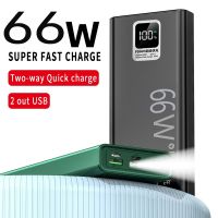 30000mah Power Bank Charger 66W Super Fast Portable Charging External Battery Flashlight 2USB Poverbank for iPhone 14 13 Xiaomi ( HOT SELL) Coin Center 2