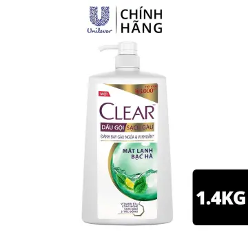 Cách sử dụng dầu gội Clear bạc hà 1.4kg?