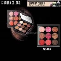 sivanna velvet eyeshadow (HF4002) ซีเวนน่า เวลเว็ท อายแชร์โดว์ No.03