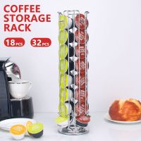 【YF】 32PCS Armazenamento Dolce Gusto Rotativo Stand Display Rack Coffee Pods Plating Titular Moda Cápsula de Alta Capacidade