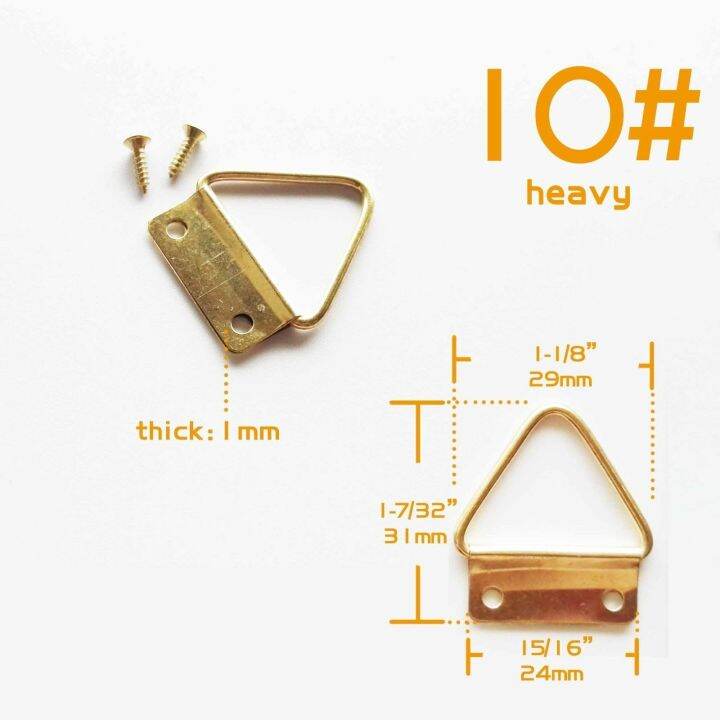 25pcs-triangle-d-ring-wall-picture-frame-hook-picture-mirror-hanger