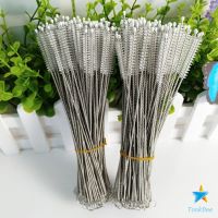 TookDee แปรงล้างหลอดดูด จุกนม ขนไนล่อน ไม่ทำให้เป็นรอย  Stainless steel soft straw straw brush