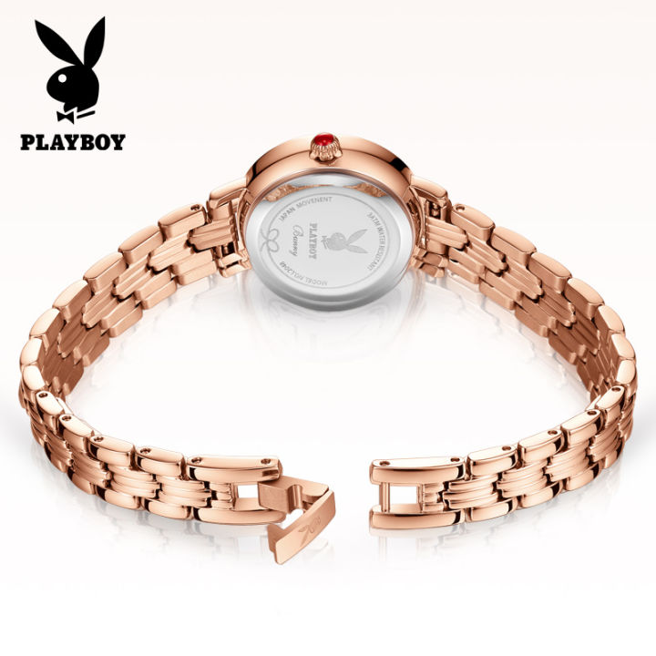 playboy-นาฬิกาข้อมือ-ผู้หญิง-ราคา-ส่งฟรี-ต้นฉบับ-ซื้อ-1-แถม-1-สร้อยข้อมือแฟชั่น-ขอบเพชร-หน้าปัดเล็ก-สไตล์เกาหลี