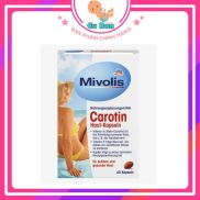 Viên uống chống nắng Mivolis Das Gesunde Plus Carotin 60 viên của Đức