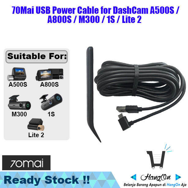 70mai USB Power Cable for Dash Cam A800S / A500S / M300 / 1S / Lite 2