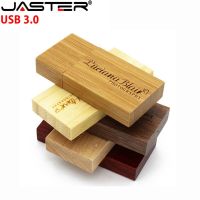 JASTER USB 3.0โลโก้ลูกค้าแฟลชไดรฟ์ USB ไม้สีกุหลาบเพนไดรฟ์ไม้4GB 8GB 16GB 32GB ไดร์ฟปากกาหน่วยความจำของขวัญแต่งงาน