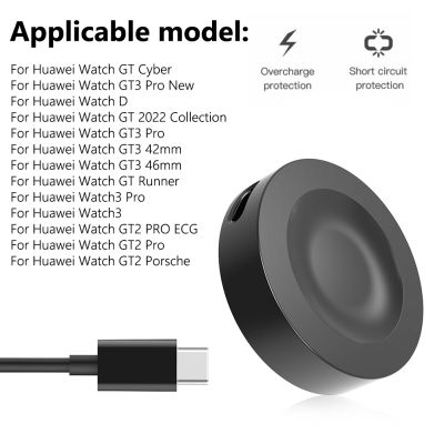 Bezprzewodowa ładowarka 2A do zegarka Huawei GT/GT2/GT3 Pro/GT Runner/zegarek seria D kabel USB do ładowania stacja dokująca zegarek ładowarka 80CM