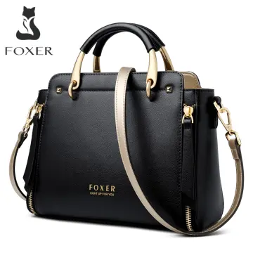 FOXER Women's Small Crossbody Bag Split Cow Leather Mini Ladies Shoulder  Handbag Purse