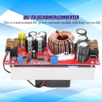 โมดูลตัวแปลงไฟฟ้า DC-DC 10-60V ถึง12-97V 1500W แรงดัน30A คอนเวอร์เตอร์เพิ่มกำลังเพิ่มโมดูลแหล่งจ่ายไฟ CV